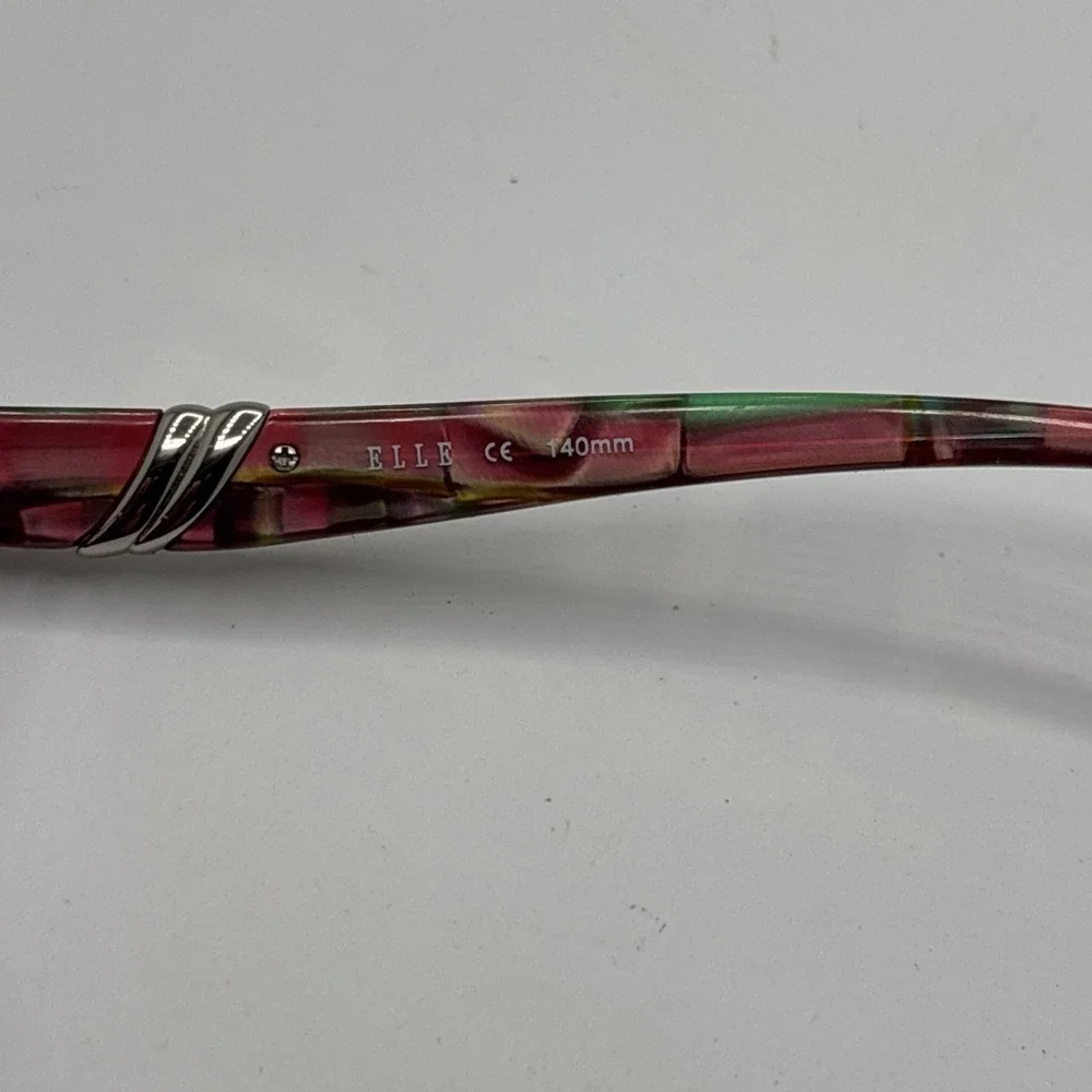 ELLE EL13393 BU BURGUNDY AUTHENTIC EYEGLASSES 55-16-140MM FRAME W/CASE
